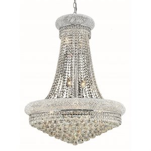 Elegant Lighting Primo 28&quot 14 Light Royal Crystal Chandelier