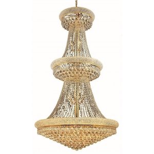 Elegant Lighting Primo 36&quot 32 Light Royal Crystal Chandelier