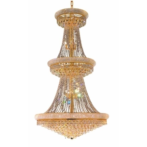 Elegant Lighting Primo 42&quot 38 Light Royal Crystal Chandelier