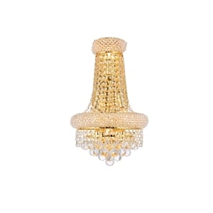 Elegant Lighting Primo 17&quot 4 Light Royal Crystal Wall Sconce