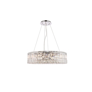 Elegant Lighting Maxime 28&quot 12 Light Royal Crystal Chandelier