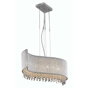 Elegant Lighting Influx 32&quot 5 Light Royal Crystal Chandelier
