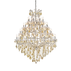 Elegant Lighting Maria Theresa 46&quot 49 Light Royal Crystal Chandelier
