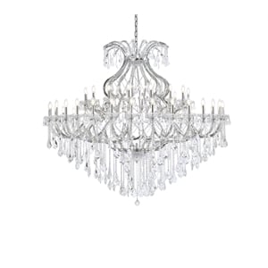 Elegant Lighting Maria Theresa 72&quot 49 Light Royal Crystal Chandelier