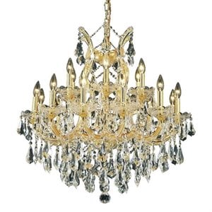 Elegant Lighting Maria Theresa 30&quot 19 Light Royal Crystal Chandelier