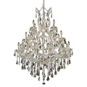 Elegant Lighting Maria Theresa 38&quot 28 Light Royal Crystal Chandelier
