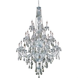 Elegant Lighting Verona 43&quot 25 Light Royal Crystal Chandelier