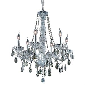 Elegant Lighting Verona 24&quot 6 Light Royal Crystal Chandelier
