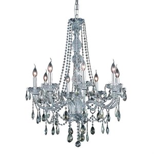 Elegant Lighting Verona 28&quot 8 Light Royal Crystal Chandelier