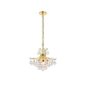 Elegant Lighting Toureg 16&quot 6 Light Royal Crystal Chandelier