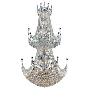 Elegant Lighting Corona 36&quot 36 Light Royal Crystal Chandelier