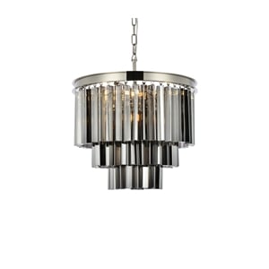 Elegant Lighting Sydney 20&quot 6 Light Royal Crystal Chandelier