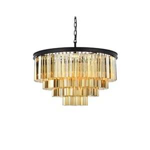 Elegant Lighting Sydney 32&quot 8 Light Royal Crystal Chandelier