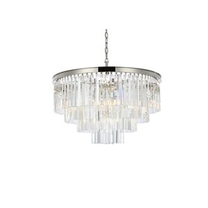 Elegant Lighting Sydney 32&quot 8 Light Royal Crystal Chandelier