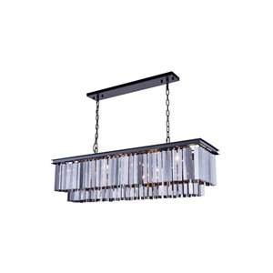 Elegant Lighting Sydney 50&quot 12 Light Royal Crystal Chandelier