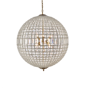 Elegant Lighting Olivia 36&quot 8 Light Royal Crystal Pendant Lamp