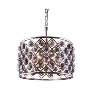 Elegant Lighting Madison 20&quot 6 Light Royal Crystal Pendant Lamp