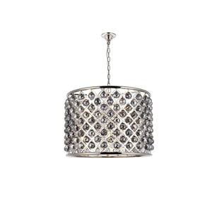 Elegant Lighting Madison 28&quot 8 Light Royal Crystal Pendant Lamp
