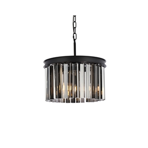Elegant Lighting Sydney 16&quot 3 Light Royal Crystal Chandelier