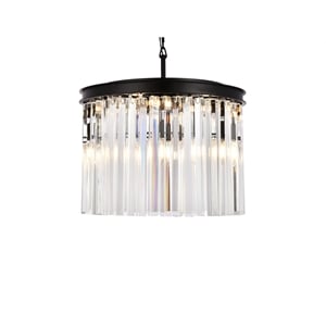 Elegant Lighting Sydney 20&quot 6 Light Royal Crystal Chandelier