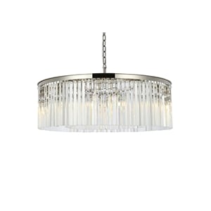 Elegant Lighting Sydney 44&quot 10 Light Royal Crystal Chandelier