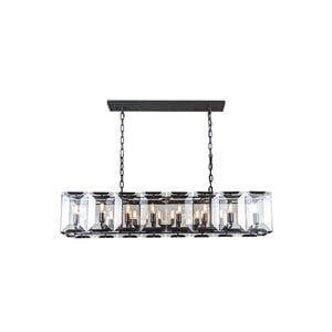 Elegant Lighting Monaco 13&quot 16 Light Glass Crystal Pendant Lamp
