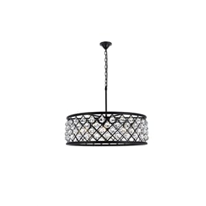 Elegant Lighting Madison 32&quot 8 Light Royal Crystal Pendant Lamp
