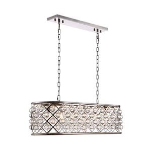 Elegant Lighting Madison 13&quot 6 Light Royal Crystal Pendant Lamp
