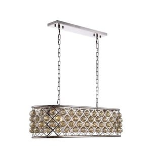Elegant Lighting Madison 13&quot 6 Light Royal Crystal Pendant Lamp