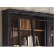 Martin Furniture Toulouse Traditional Metal and Wood Bookcase in Black