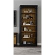 Martin Furniture Toulouse Traditional Metal and Wood Bookcase in Black