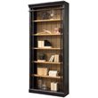 Martin Furniture Toulouse Traditional Metal and Wood Bookcase in Black
