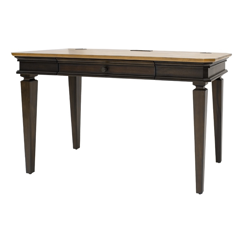 Executive Writing Desk Writing Table Office Desk Solid Wood Top Brown