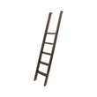 Martin Furniture  Executive Bookcase Wall With Wood Ladder in Brown