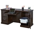 Martin Furniture Fulton Double Pedestal Desk in Espresso