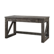 Avondale Writing Desk Writing Table Wood Office Desk Finished all Sides Gray