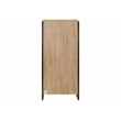 Modern Open Wood Laminate Bookcase Fully Assembled Light Brown