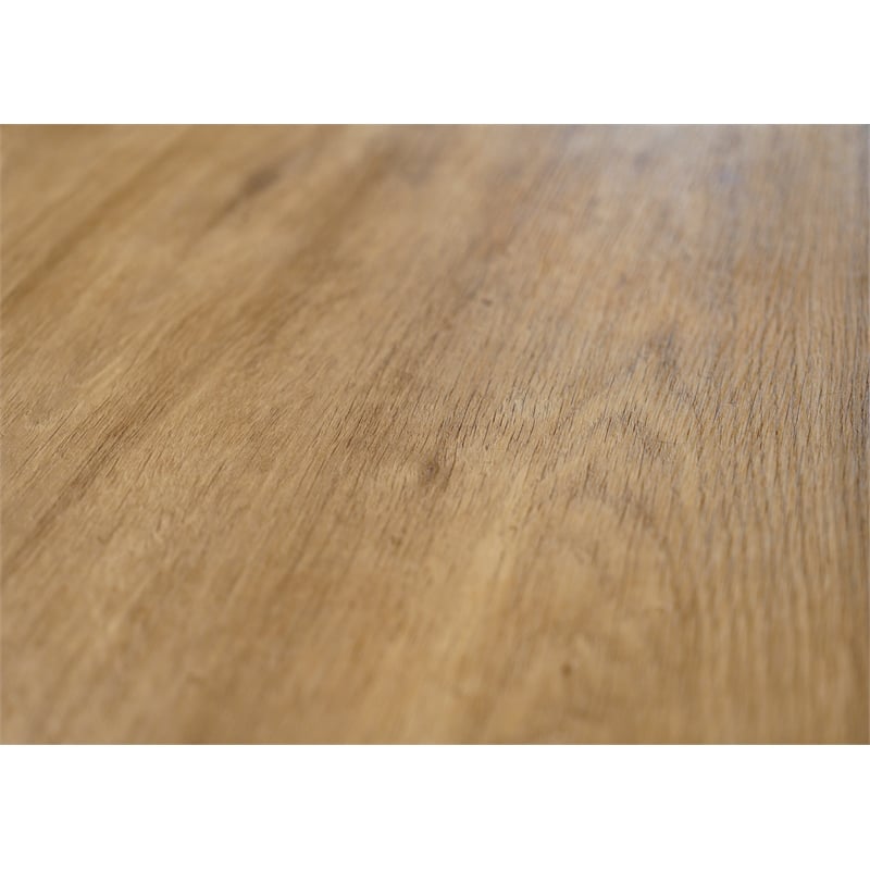 Modern Wood Laminate Office Electronic Sit Stand Desk Light Brown