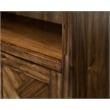 Martin Furniture Wood Bookcase W/ Doors Office Storage Fully Assembled in Brown