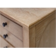 Modern Wood Credenza Wood Office Desk Writing  Fully Assembled Light Brown