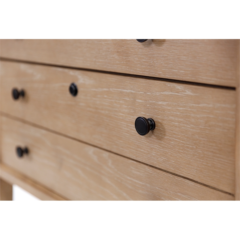 Modern Wood Lateral File Storage File Drawer Office Fully Assembled Light Brown