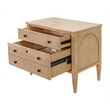 Modern Wood Lateral File Storage File Drawer Office Fully Assembled Light Brown
