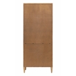 Martin Furniture Wood Open Bookcase Office Cabinet in Light Brown