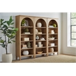 Martin Furniture Wood Open Bookcase Wall Office Cabinet Storage Bookcase Light Brown