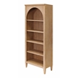 Martin Furniture Wood Open Bookcase Wall Office Cabinet Storage Bookcase Light Brown