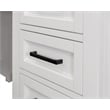 Modern Wood L-Desk & Return Writing Table & Return Office White