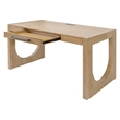 Martin Furniture Wood Writing Desk Office Desk Storage Desk Light Brown