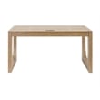 Martin Furniture Wood Writing Desk Office Desk Storage Desk Light Brown