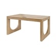 Martin Furniture Wood Writing Desk Office Desk Storage Desk Light Brown