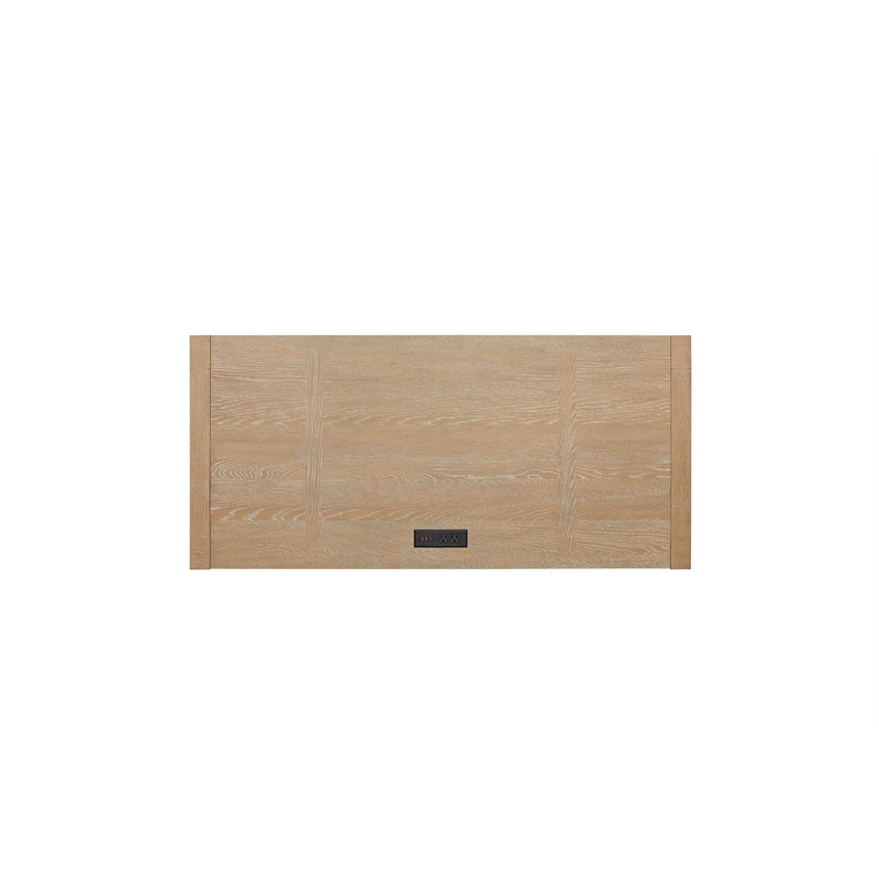 Martin Furniture Wood Writing Desk Office Desk Storage Desk Light Brown